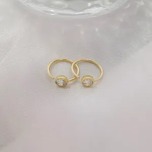 Boucles d'oreilles personnalisées en or véritable 14K, boucles d'oreilles en or massif pour femmes, offre spéciale