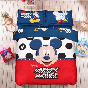 Set di biancheria da letto di poliestere del cotone di mickey mouse del fumetto dei capretti - Product Image 1