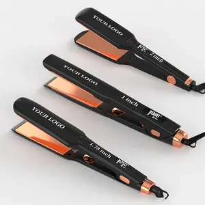 Professionele 480 Graad 450f 250c Keratine Salon Haar Private Label 480f Nano Titanium Flat Iron Draagbare Stijltang