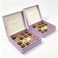 Boîte de luxe personnalisable pour desserts, gâteaux, biscuits, beignets, pain, chocolat, pour la Saint-Valentin, emballage recyclable avec doublure, vente en gros