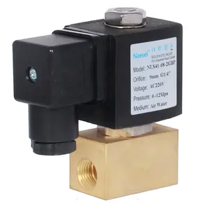 JT22-02 YCH41 -30 to 130 C -22 to 356 F degree Stainless Steel or Brass high pressure 2 way solenoid valve