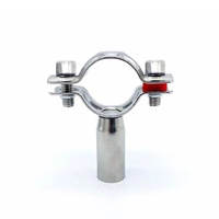 Clip de fixation en acier inoxydable, support rond, pince, anneau, raccord de tuyau d'eau, pince de fixation, support
