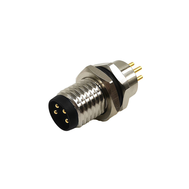 IP67 Waterproof Industrial Din Power M8 2/3/4/5/6/8 Pin A/B/D-code Panel Mount Connector Male Female Plug Circular Connectors