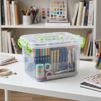 Boîte de rangement transparente en plastique pour vêtements, boîte de rangement combinée pour armoire, gadget d'organisation pour sous-vêtements et chaussettes