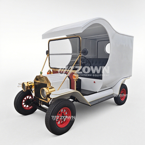 Voiture de tourisme électrique rétro haut de gamme, 6 places, certifiée CE, à batterie, chariot vintage pour complexe hôtelier et parc d'attractions - Product Image 3