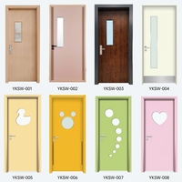 Portes de classe scolaire en bois au design moderne et personnalisé, avec fenêtres en verre – Dernières tendances, prix compétitifs