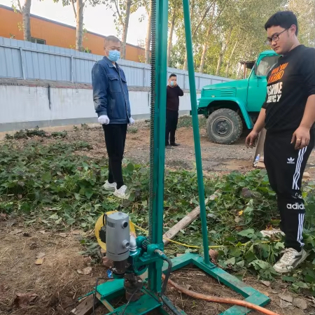Dolphin Latest Hand Shelf Small Caliber Electric Drilling Rig Price Water Well Drilling Machine for Sale