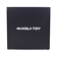 Boîtes en papier noir écologiques haut de gamme à fond verrouillable personnalisées pour ventilateurs de bureau et lampes de table, emballage imprimé avec logo, vente en gros en vrac