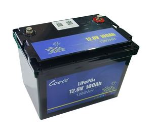 Batterie LiFePO4 12V 100Ah à décharge profonde économique avec BMS intégré pour camping-car, solaire, marine et alimentation hors réseau - Product Image 1