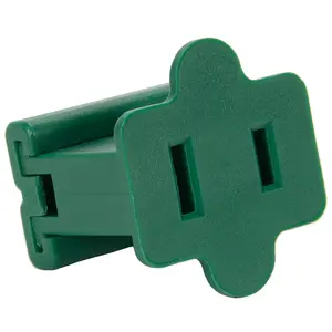 SPT-1 125V Flat Electrical Wire 8A Male Plug Green Indoor/Outdoor Residential Use Customizable Outlet USA Plug Standard AC