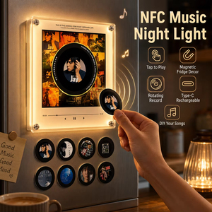 Imán de Refrigerador de <span class=keywords><strong>Vinilo</strong></span> Personalizado con NFC de BTS y <span class=keywords><strong>Spotify</strong></span>, Foto Personalizada del ARMY de Kpop, Regalo para Fans, Decoración del Hogar - Product Image 1