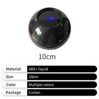 Nouveauté 2026 : Jouet rond multifonctionnel créatif en ABS de 10 cm avec logo sérigraphié, idéal pour les fêtes (lot de 8)