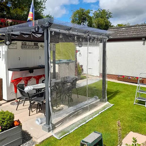 Kit d'enceinte de patio d'hiver en PVC transparent isolé, bâche transparente pour bar extérieur tout temps, couverture de terrasse, protection contre la neige - Product Image 3