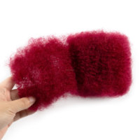 Cheveux humains en vrac couleur BUG 30g, cheveux humains en vrac couleur tendance pour tresses et extensions de locs, prix d'usine, vente en gros