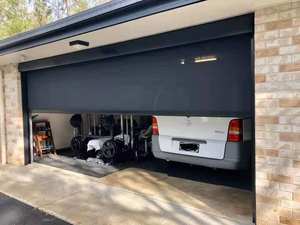 Persiana enrollable motorizada para exteriores, resistente al viento, impermeable, con cremallera - Product Image 6