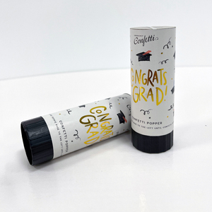 Handheld Metallic Gold Confetti Party Popper Canhões Festivais Festivais para Graduação Temporada Celebração & Spray - Product Image 6