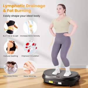 Plaque de vibration électrique personnalisée pour tout le corps, machine d'exercice, plate-forme de fitness à vibration 200W - Product Image 5