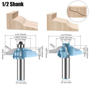 Fraise à tenon encastrée à 3 dents pour portes et fenêtres, pour joints mère-enfant, pour charpentes Bogu, pour menuiserie et portes d'armoires - Product Image 5