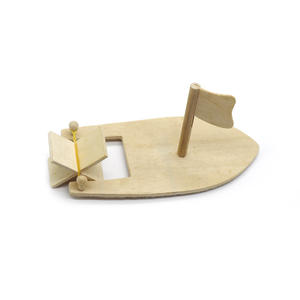 <span class=keywords><strong>Velero</strong></span> de madera sin terminar para niños, <span class=keywords><strong>mini</strong></span> barco de madera para pintar - Product Image 2