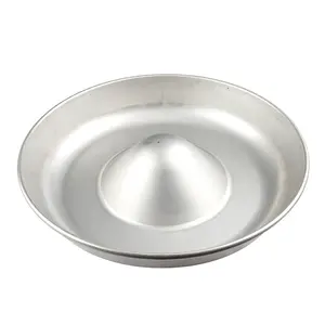 Wholesale hot sale new product cheap stainless steel feeder pan pig equipment feeder pig round feeder pans