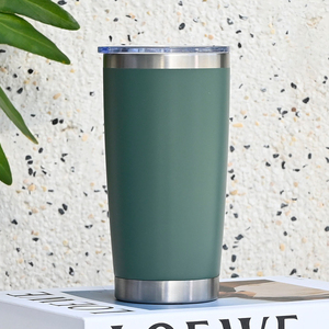 Eco Friendly 20oz <b>Reusable</b> Stainless Steel Tumbler Vacuum Insulated Travel <b>Cup</b> for Sustainable Gift - Product Image 1