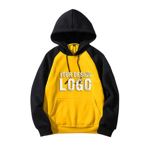 Sweat à capuche oversize pour homme, style décontracté américain, patchwork de couleurs, imprimé personnalisé, doublure polaire, coupe ample, sport - Product Image 3