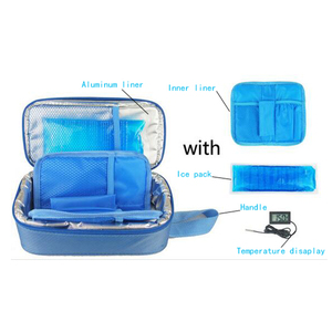OEM ODM Diabetes Medical Insulin Cooler Bag with Digital LCD Thermometer Display Insulin Pen Storage Waterproof Polyester - Product Image 6