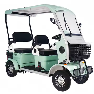Nouveau modèle de scooter électrique à 4 roues pour personnes âgées, vélo familial électrique 800W, tricycle 4 places - Product Image 6