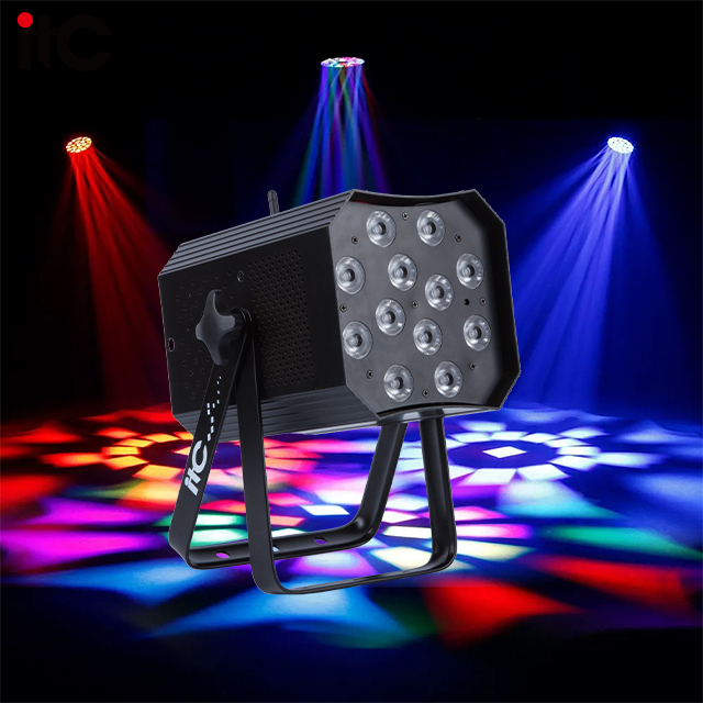 230W DMX512 Controlled RGBW LED Par Can Light with Adjustable Color Temperature for Stage DJ Wedding Party Lighting