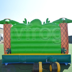Château gonflable PVC Safari Tropical <span class=keywords><strong>le</strong></span> plus vendu avec toboggan, thème animalier, combo château de saut pour événements et fêtes - Product Image 5