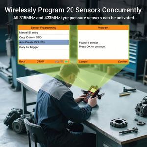 Outil de programmation TPMS universel Topdiag PS003 pour la diagnostic de la pression des pneus et l'activation/programmation/apprentissage des capteurs OBD de voiture - Product Image 6