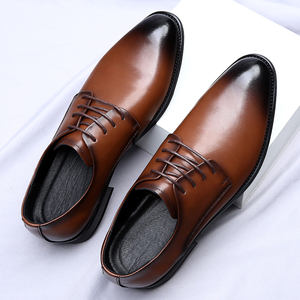 Nouvelles chaussures décontractées italiennes pour hommes, chaussures habillées formelles, chaussures en cuir de luxe pour hommes, chaussures derby - Product Image 5
