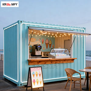 Café préfabriqué 20FT 40FT Restaurant Conteneur d'expédition de luxe Café Bar pour en-cas Chips Rapide pour kiosque - Product Image 6