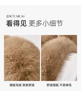 Accessoires de noël hiver chaud cache-oreilles couverture mignonne en peluche fille pour enfants maison maison cache-oreilles cadeau de la saint-valentin - Product Image 4