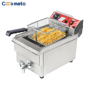 Hot Bán Máy Chiên Với Có Thể Điều Chỉnh Nhiệt Độ Knobs & Hẹn Giờ, Điện Nồi Chiên Sâu Với Thép Không Gỉ Ba Giỏ - Product Image 3