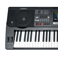 HUASHENG Professional 61-Key Electric Piano Keyboard with Percussion 128 Rhythms Music Player Master/Chord/Rhythm Volume Control