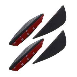 Universal Negro brillo estilo de coche accesorios de Auto parachoques delantero del labio de Fin del divisor del Spoiler Canard Valence cuerpo etiqueta engomada - Product Image 3