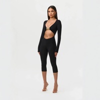 Nouvelle combinaison moulante en polyester à imprimé léopard, style streetwear, pour femme, tendance transfrontalière été européenne et américaine