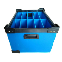 Flûte PP pliable réutilisable personnalisée pour Corflûte creuse pour Coroplast Boîte de rangement en plastique ondulé à prix d'usine