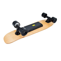 Meilleure planche à roulettes électrique économique 2023, longboard, double moteur à moyeu, vitesse rapide 45 km/h, longue autonomie