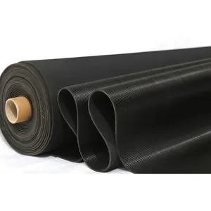 易于清洁的凹槽细肋防滑橡胶板橡胶/地板垫，用于户外使用