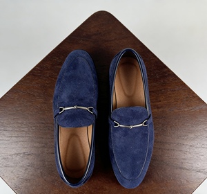 Mocassins en flanelle confortables pour hommes, design <span class=keywords><strong>classique</strong></span>, à enfiler, pour tenue décontractée, formelle ou de bureau, doux et légers - Product Image 5