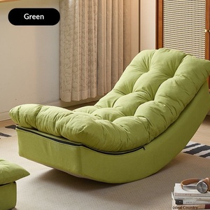 Sillón reclinable individual con forma de luna para descansar y dormir en el hogar, sala de estar o balcón. - Product Image 5