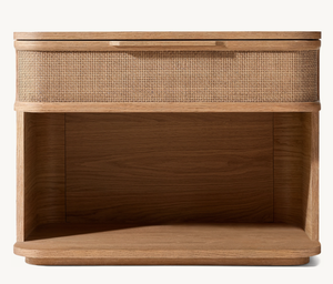 Modern Night Stand Cabinet Luxury Nightstand Solid Wood <strong>Teak</strong> <strong>Bedside</strong> <strong>Table</strong> - Product Image 1
