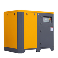 Nouveau compresseur d'air à vis stationnaire lubrifié de 5,5 à 15 kW, 500 litres, 380 V, pour l'industrie électrique, avec 185 CFM