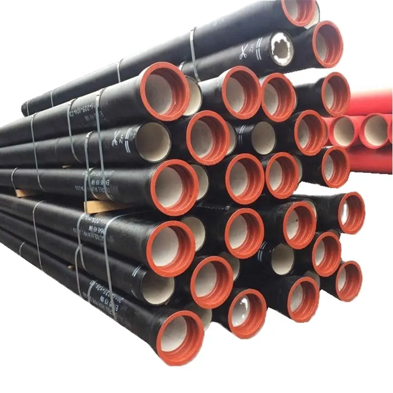 Fabricantes de tubos de hierro dúctil Dn50 ~ dn2600 Longitud 150mm por Met 1500mm GM Tubería de hierro dúctil de fundición redonda Precios en India 600