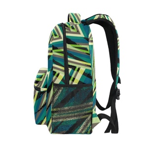 Customs Logo Fashion Waterproof <b>Kids</b> Teenager Student School <b>Backpack</b> Geometric Pattern Bags - Product Image 4