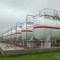 Réservoirs de stockage de gaz GPL semi-enterrés de type balle de 30 m3, 40 m3, 50 m3, 60 m3