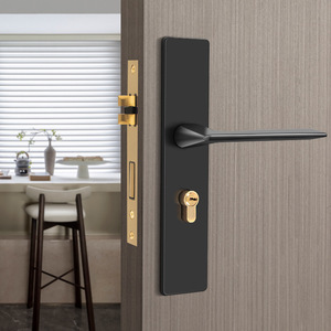 BR555-<span class=keywords><strong>106</strong></span> Poignées de porte à levier en laiton de luxe personnalisées, design moderne à <span class=keywords><strong>prix</strong></span> avantageux pour serrures de porte extérieures résidentielles, quincaillerie robuste - Product Image 5