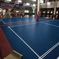 Revêtement de sol sportif en vinyle Runsure à installation rapide et nettoyage facile pour la rénovation de terrains de pickleball sur carrelage – Spécial Philippines